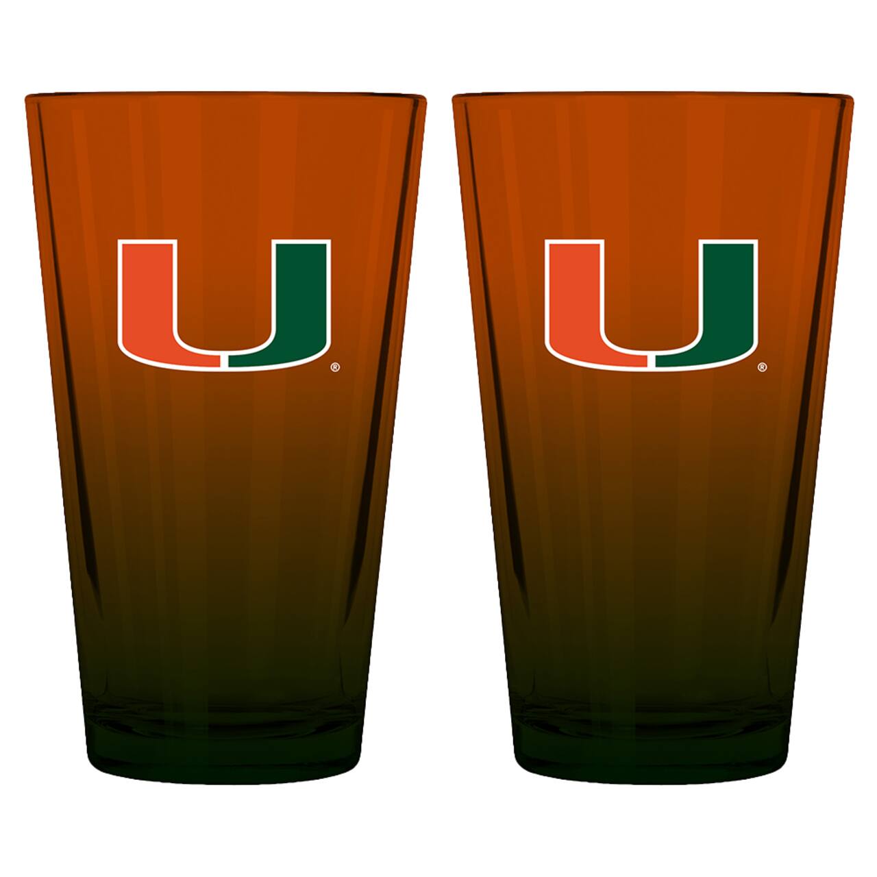 The Memory Company 16oz. NCAA Ombre Pint Glasses, 2ct.